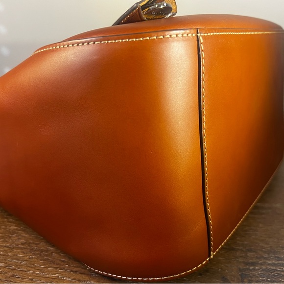 Dooney & Bourke Alto Small Camilla in Color Saddle - Picture 15 of 15
